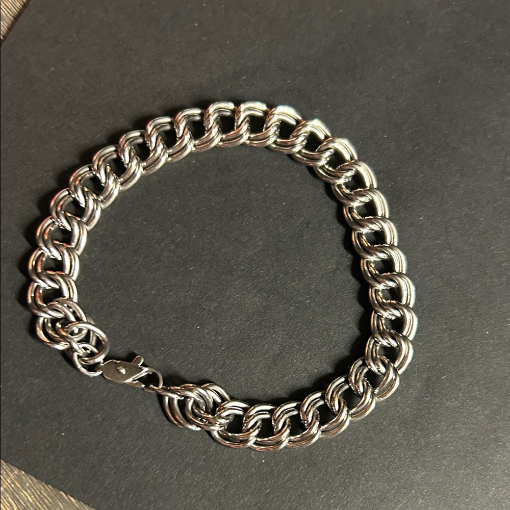 Men's Silver Chain Bracelet ChainMail Bracelet